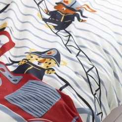 Bedlinnen voor kinderen met brandweermotieven, in katoen