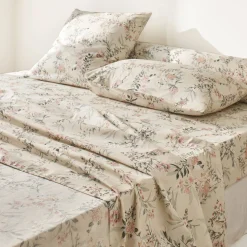 Bedlinnen Yseult in bedrukt katoen