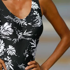 Bedrukt badpak Tabika - tankini-effect