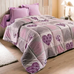 Bedrukt dekbed in katoen Lovely 400g/m2