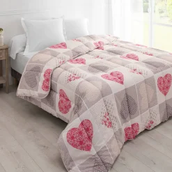 Bedrukt dekbed in katoen Lovely 400g/m2