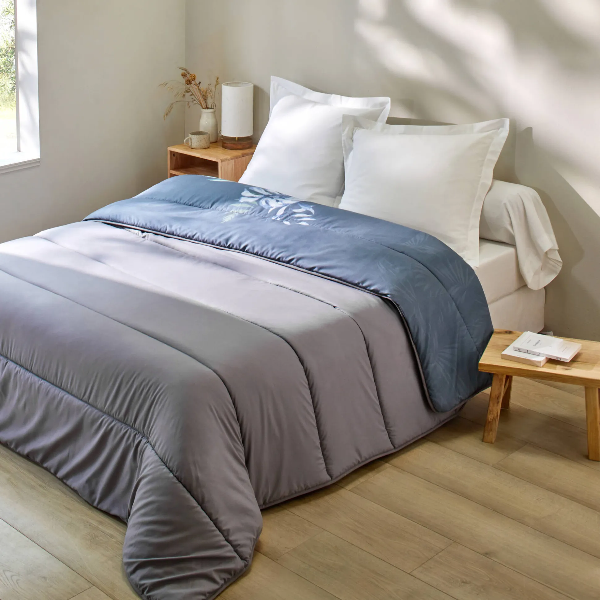 Bedrukt dekbed in microvezel, Savanne 400 g/m2