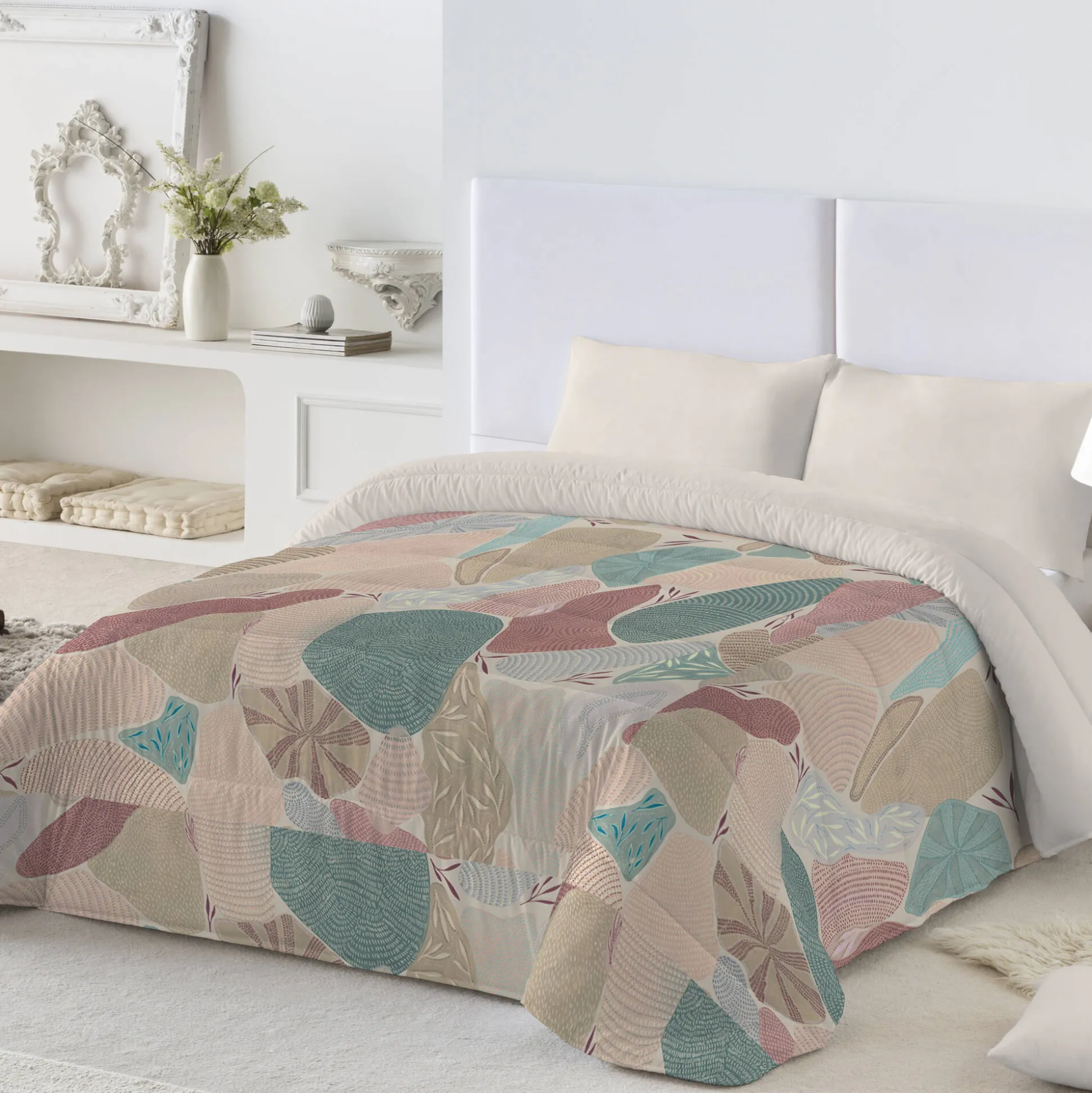 Bedrukt dekbed in microvezel Catalan 200 g/m²