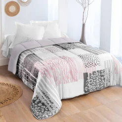 Bedrukt dekbed in microvezel, Savane - 400g/m2