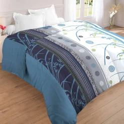 Bedrukt dekbed in microvezel Floral 400 g/m2