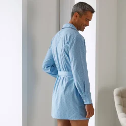 Bedrukt pyjamajasje - popeline van polykatoen