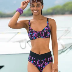Bedrukte bikinibeha in minimizermodel Lokia - met flexibele beugels