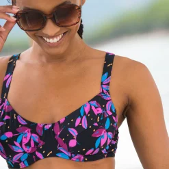 Bedrukte bikinibeha in minimizermodel Lokia - met flexibele beugels