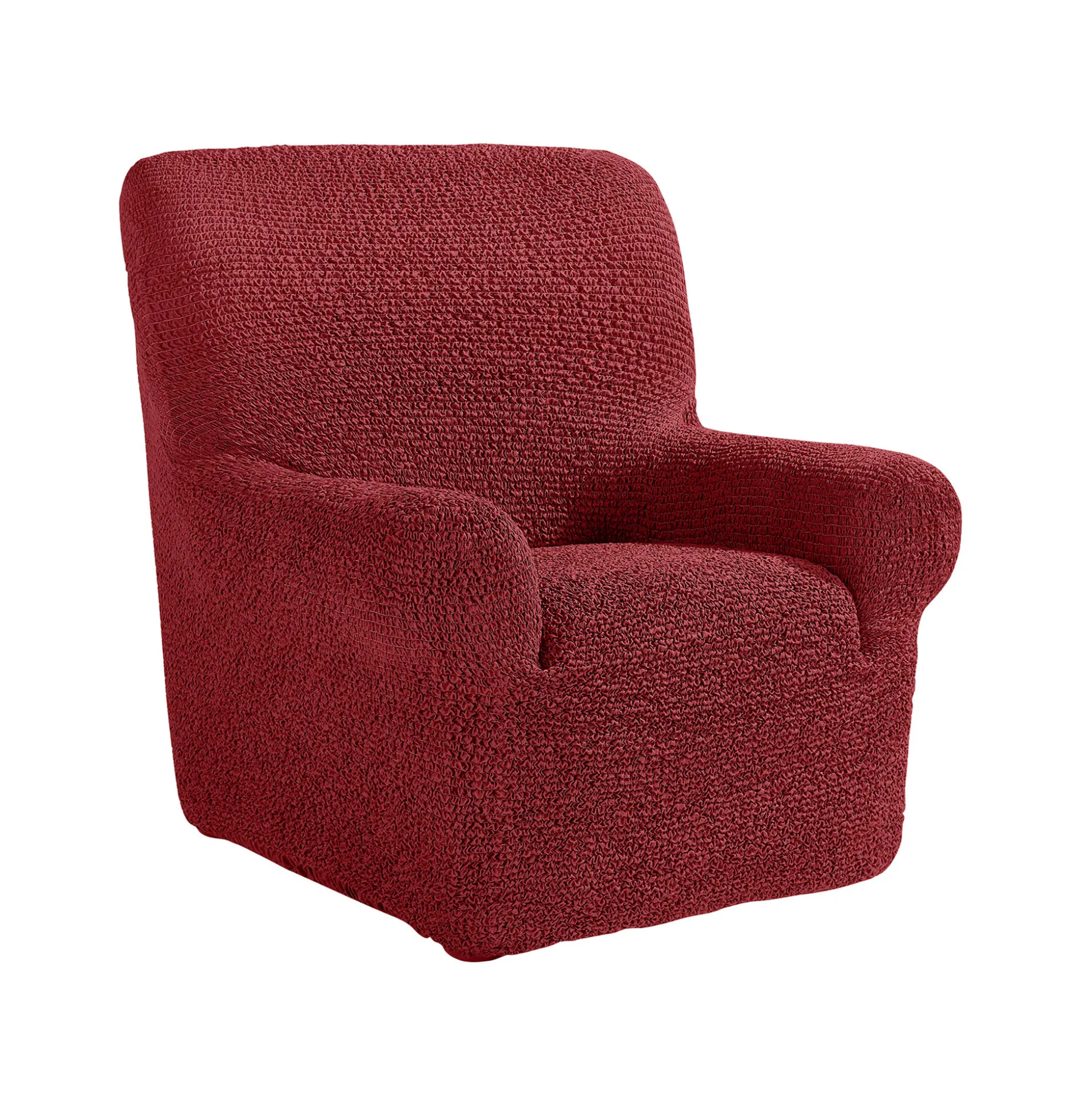 Bedrukte en gewafelde bi-rekbare hoes voor fauteuil en zitbank