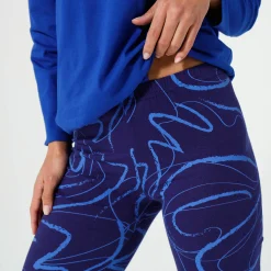 Bedrukte legging, print in potloodstijl