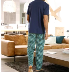 Bedrukte pyjamabroek
