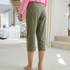 Bedrukte 3/4-pyjamabroek