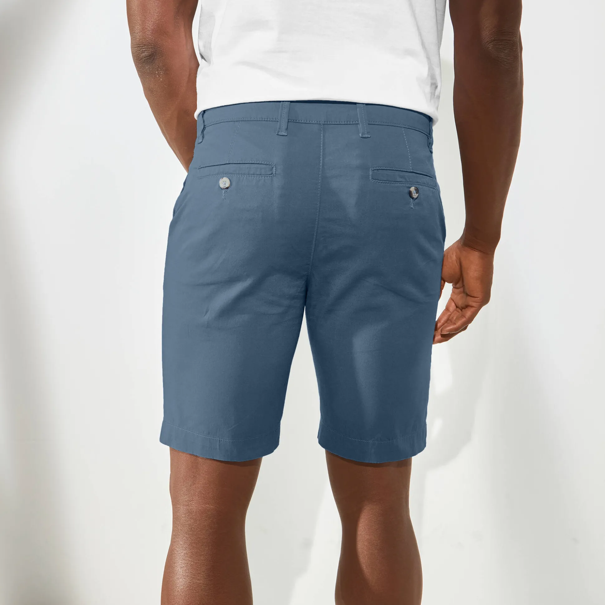 Bermuda chino ceinture arrondie sous le ventre