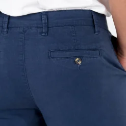 Bermuda chino uni toile sergé stretch morphologie classique
