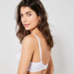 Beugelbeha in geborduurde tattootule - set van 2