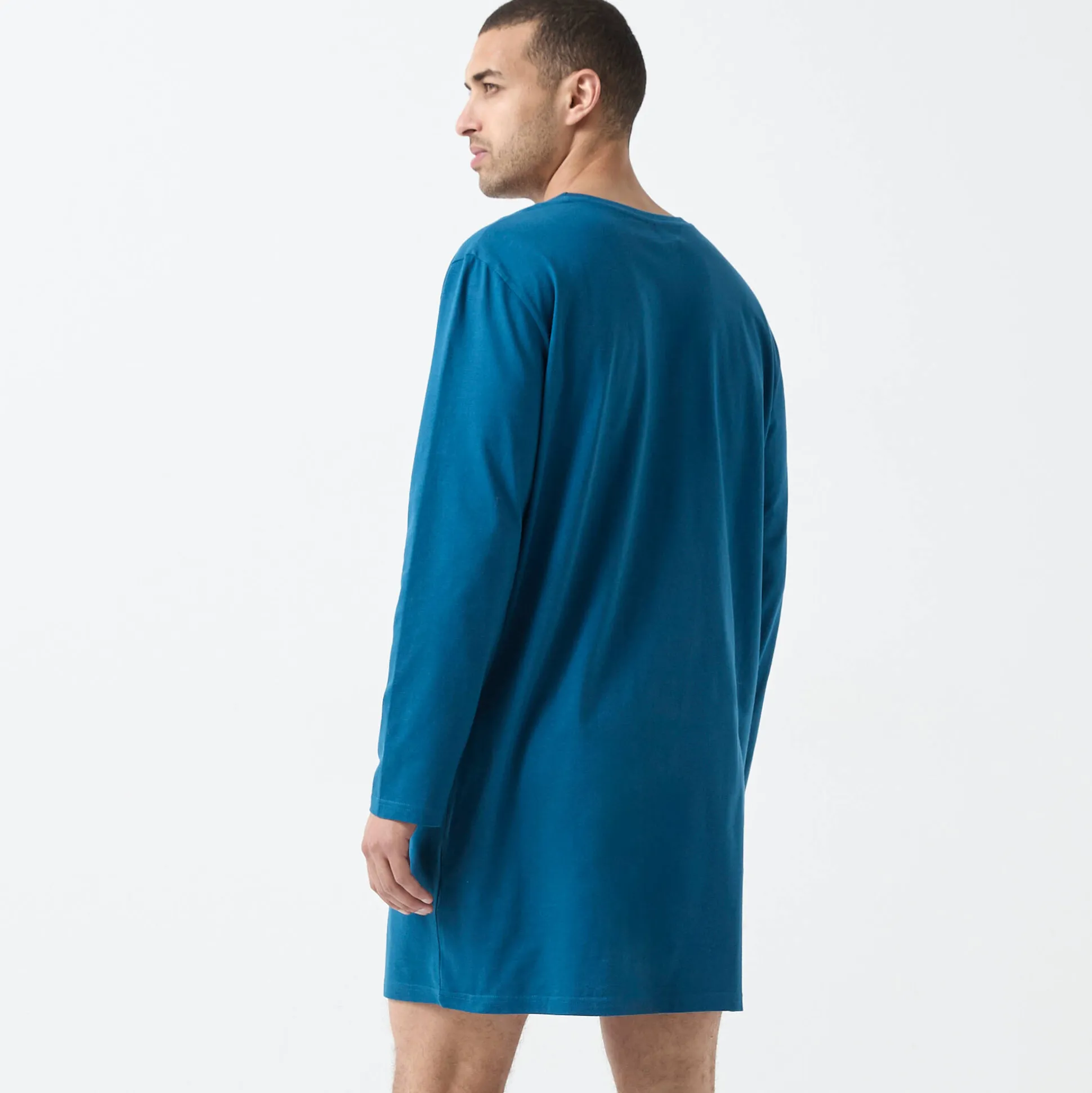 Bigshirt met "Je ne grossis pas" print