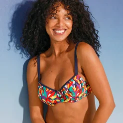 Bikinibeha Toboki met cups en beugels - balconnetmodel