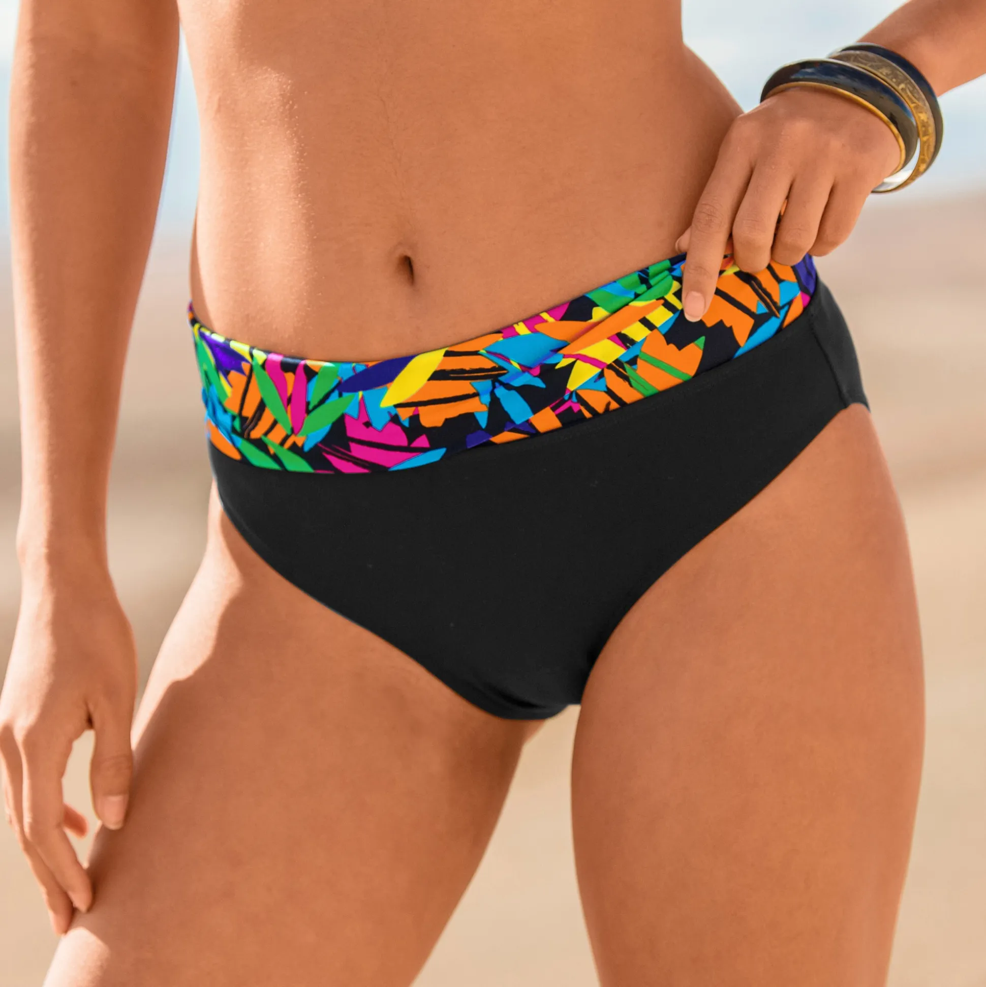 Bikinislipje met moduleerbare tailleband - Nebida