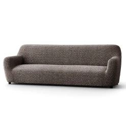 Bi-rekbare, grafische hoes in gewafelde microvezel voor fauteuil en zetel