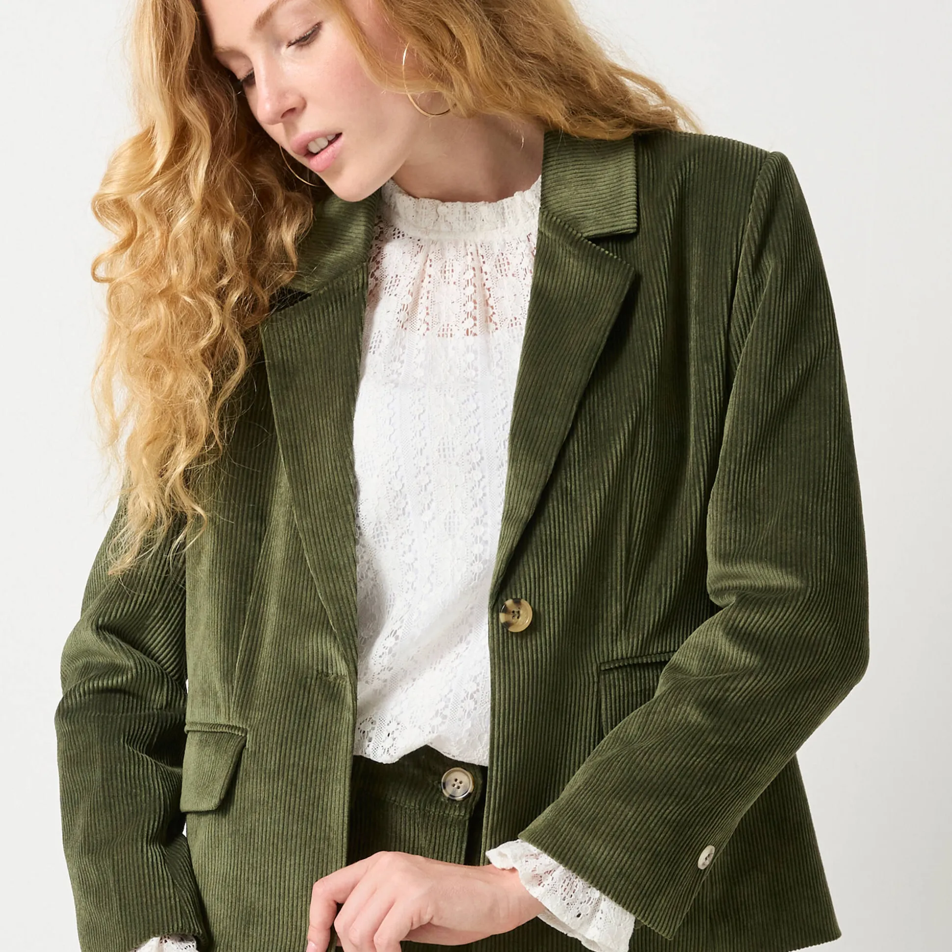 Blazer in velours