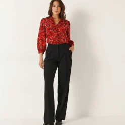 Bloes met bloemenprint