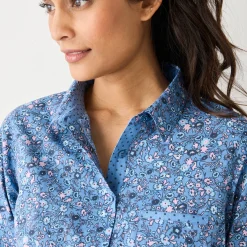 Bloes met bloemenprint