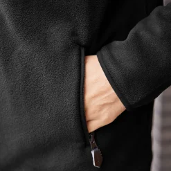 Blouson in microfleecetricot met rits