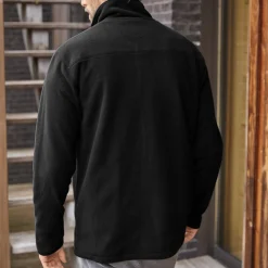 Blouson in microfleecetricot met rits