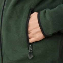 Blouson in microfleecetricot met rits