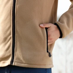 Blouson in microfleecetricot met rits