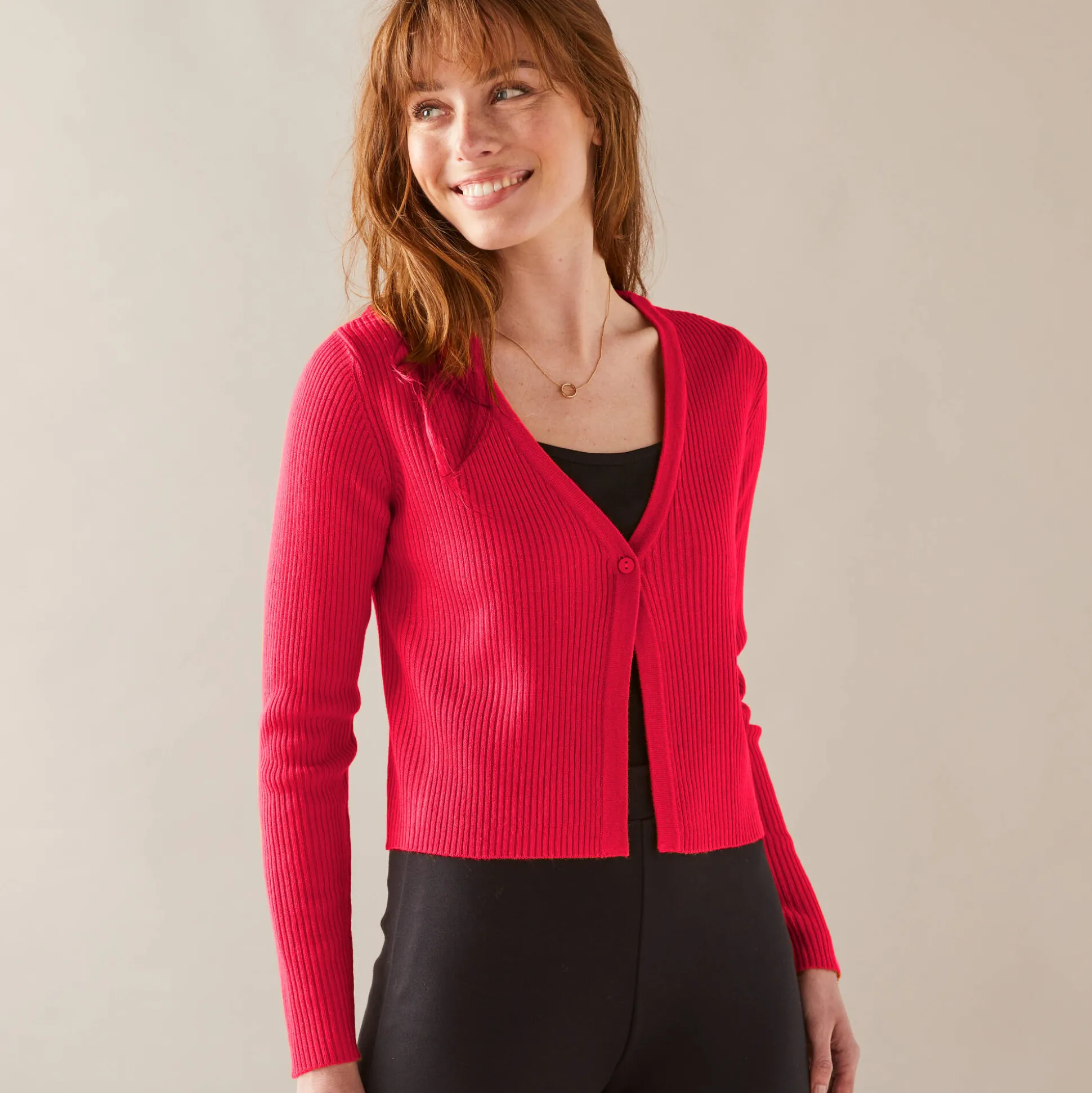 Bolerovest, ribtricot