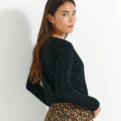 Bolerovest, ribtricot