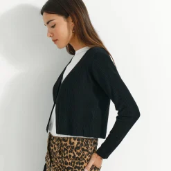 Bolerovest, ribtricot