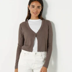Bolerovest, ribtricot