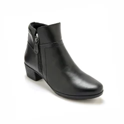 Boots met dubbele rits - comfortabele zool en breedte PÉDICONFORT