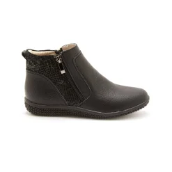 Boots met dubbele rits - verwijderbare comfortzool PÉDICONFORT