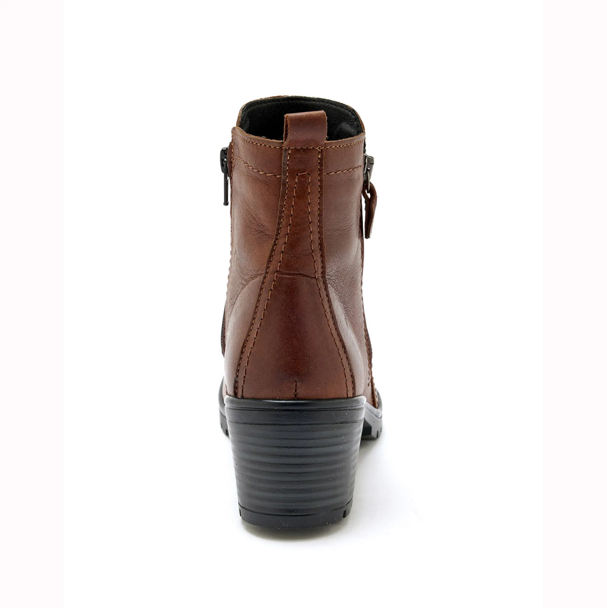 Boots met dubbele rits en comfortbreedte