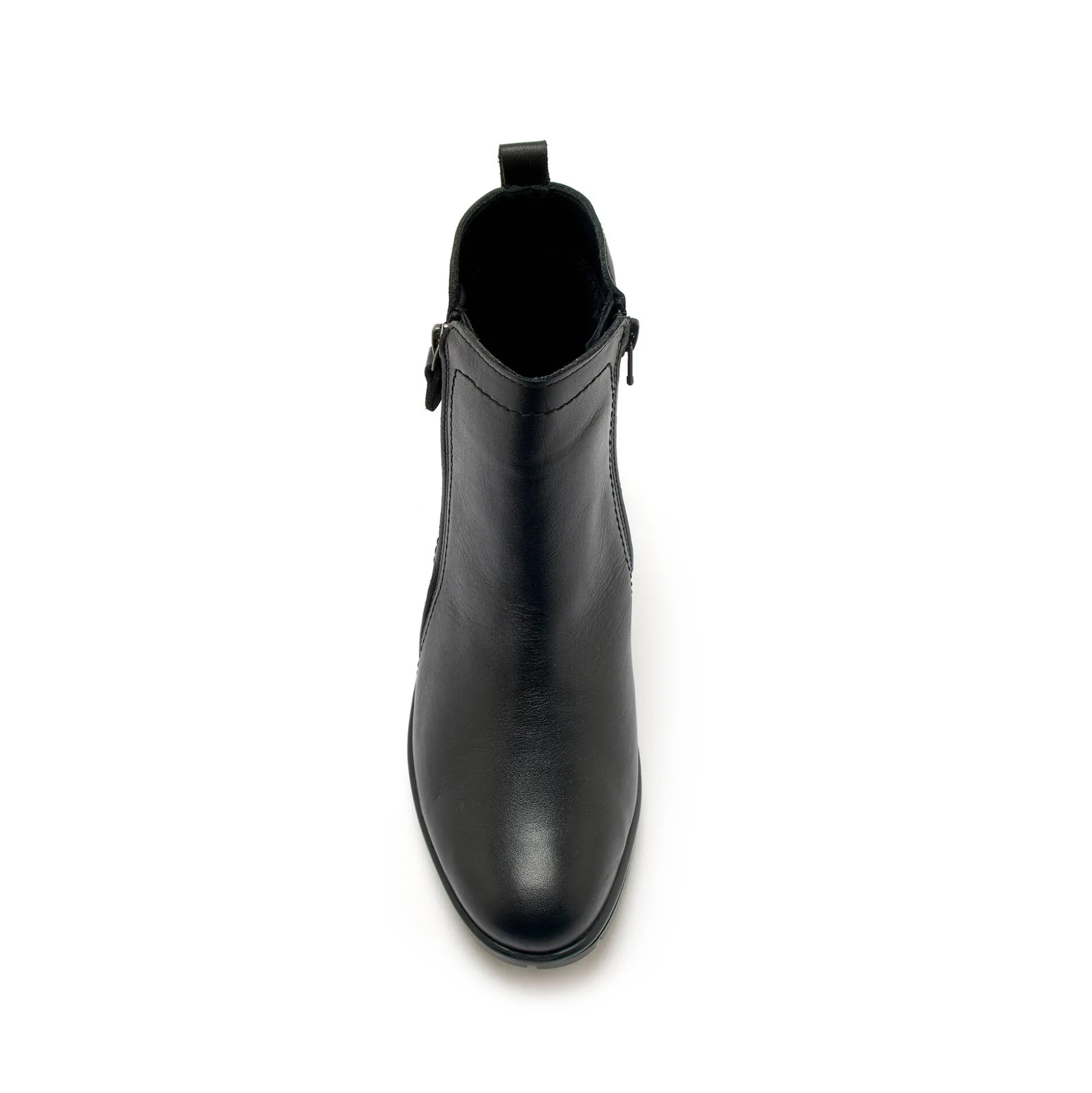Boots met dubbele rits en comfortbreedte