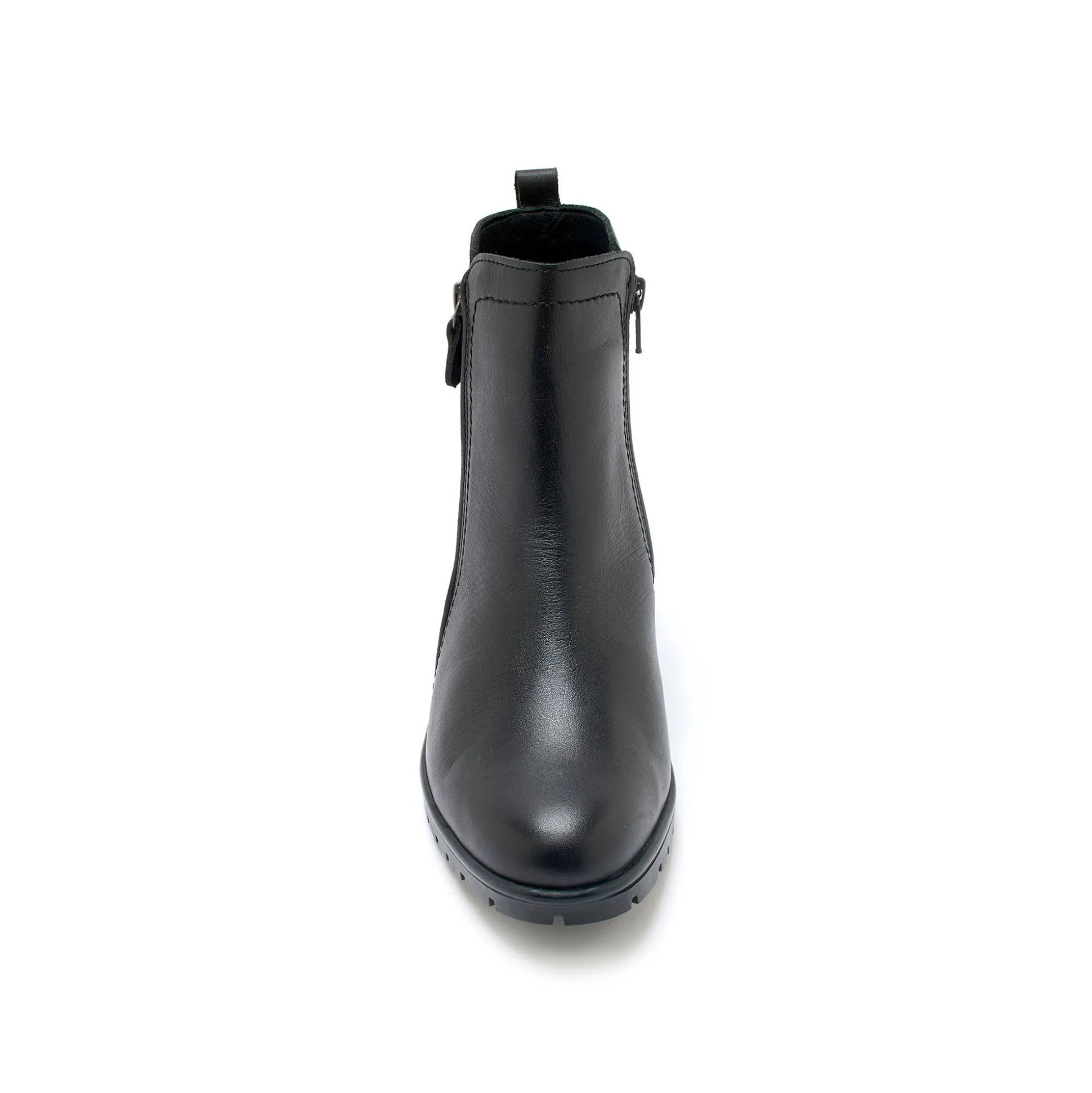 Boots met dubbele rits en comfortbreedte