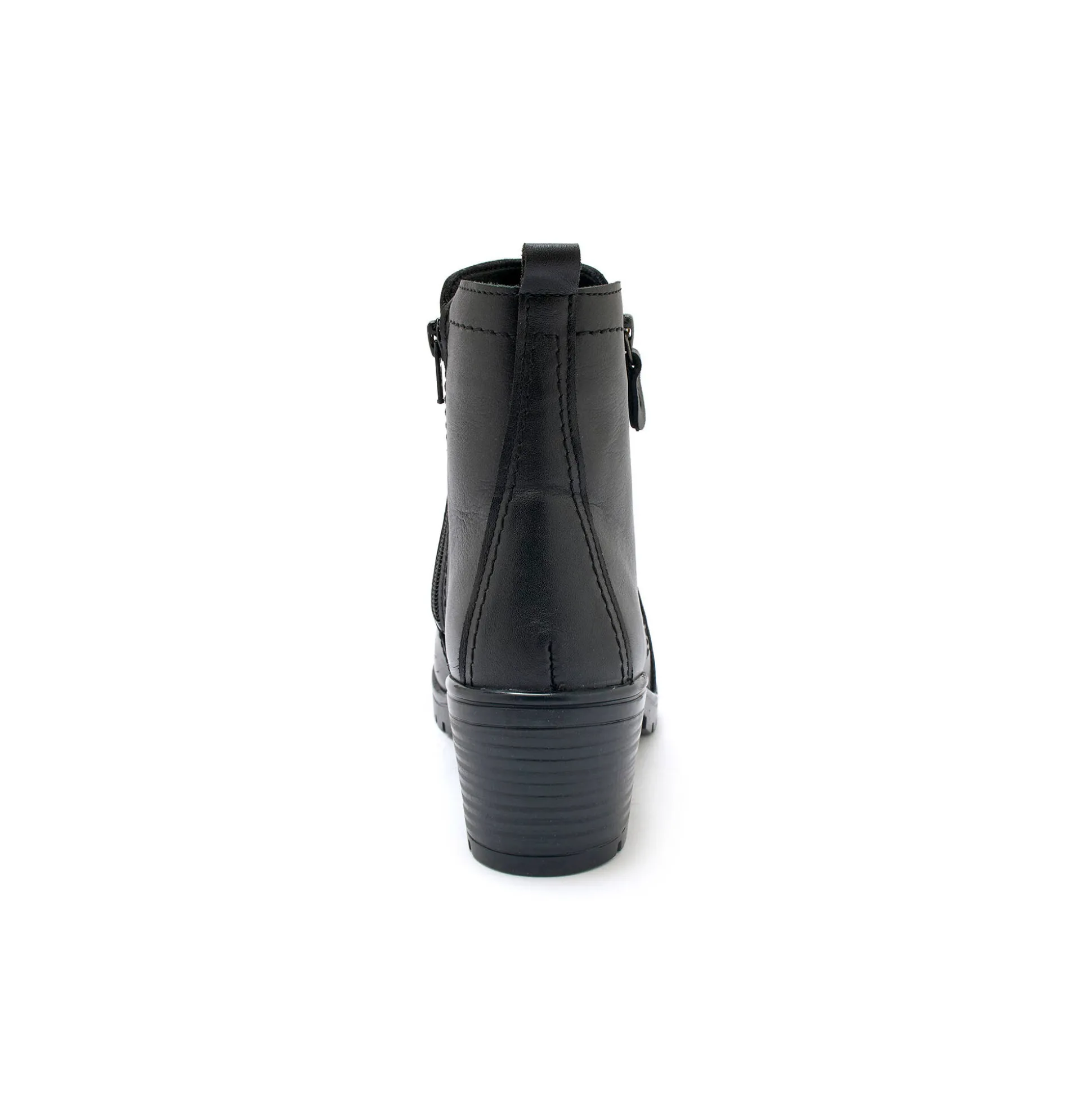 Boots met dubbele rits en comfortbreedte