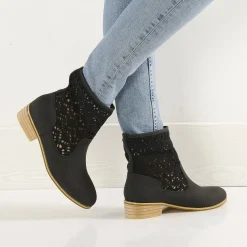 Boots met macramé