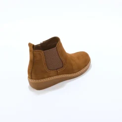 Boots met sleehak, elastiek opzij