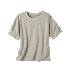 Boxy T-shirt met ellebooglange mouwen