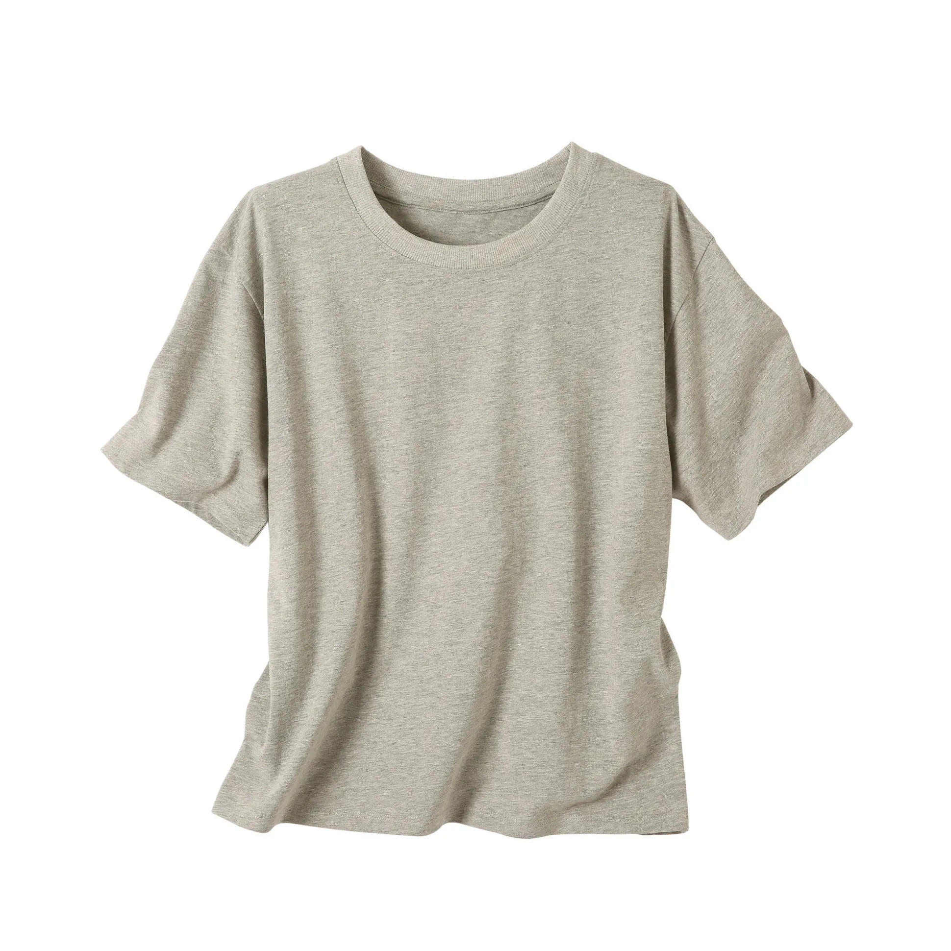 Boxy T-shirt met ellebooglange mouwen