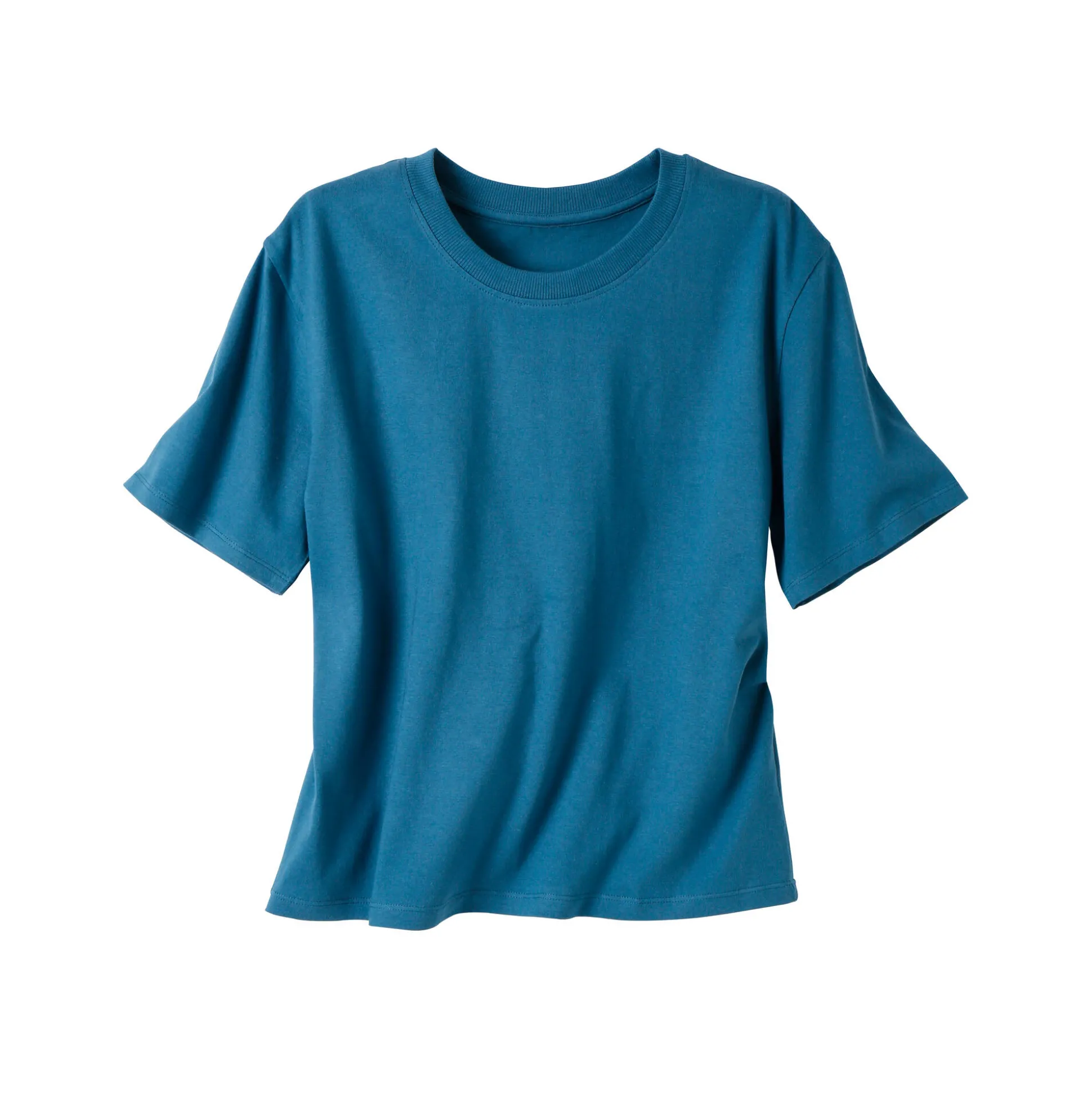Boxy T-shirt met ellebooglange mouwen
