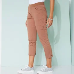 3/4-broek met elastische taille