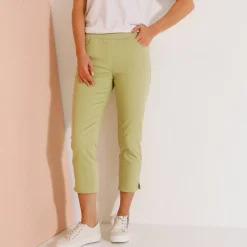 3/4-broek met elastische taille