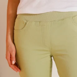 3/4-broek met elastische taille