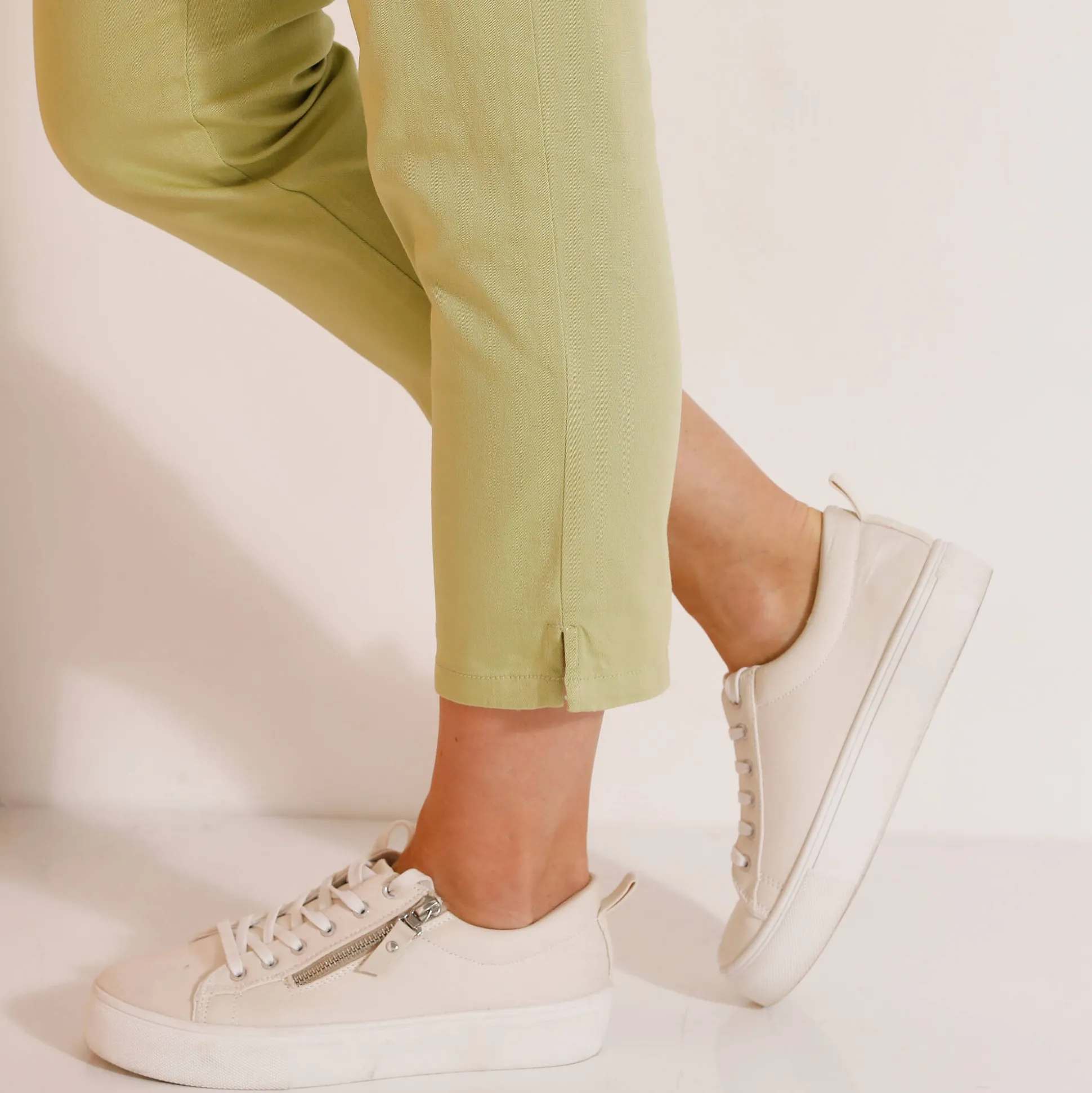 3/4-broek met elastische taille