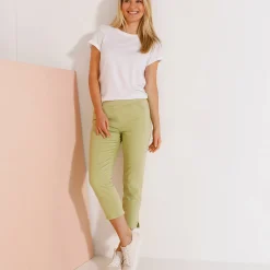 3/4-broek met elastische taille
